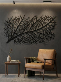 Skeleton Leaves Abstract Wall Art