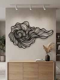 Abstract Conch Shell Wall Art