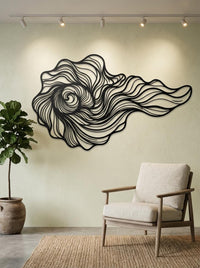 Abstract Conch Shell Wall Art