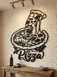 Metal Pizza Wall Art