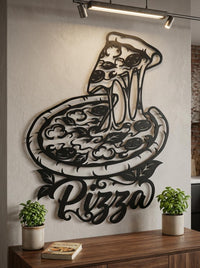 Metal Pizza Wall Art