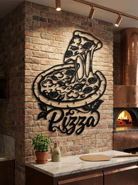 Metal Pizza Wall Art