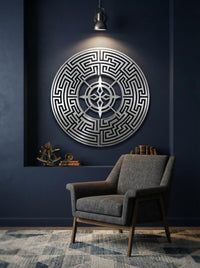 Aztec Sun Stone Wall Art