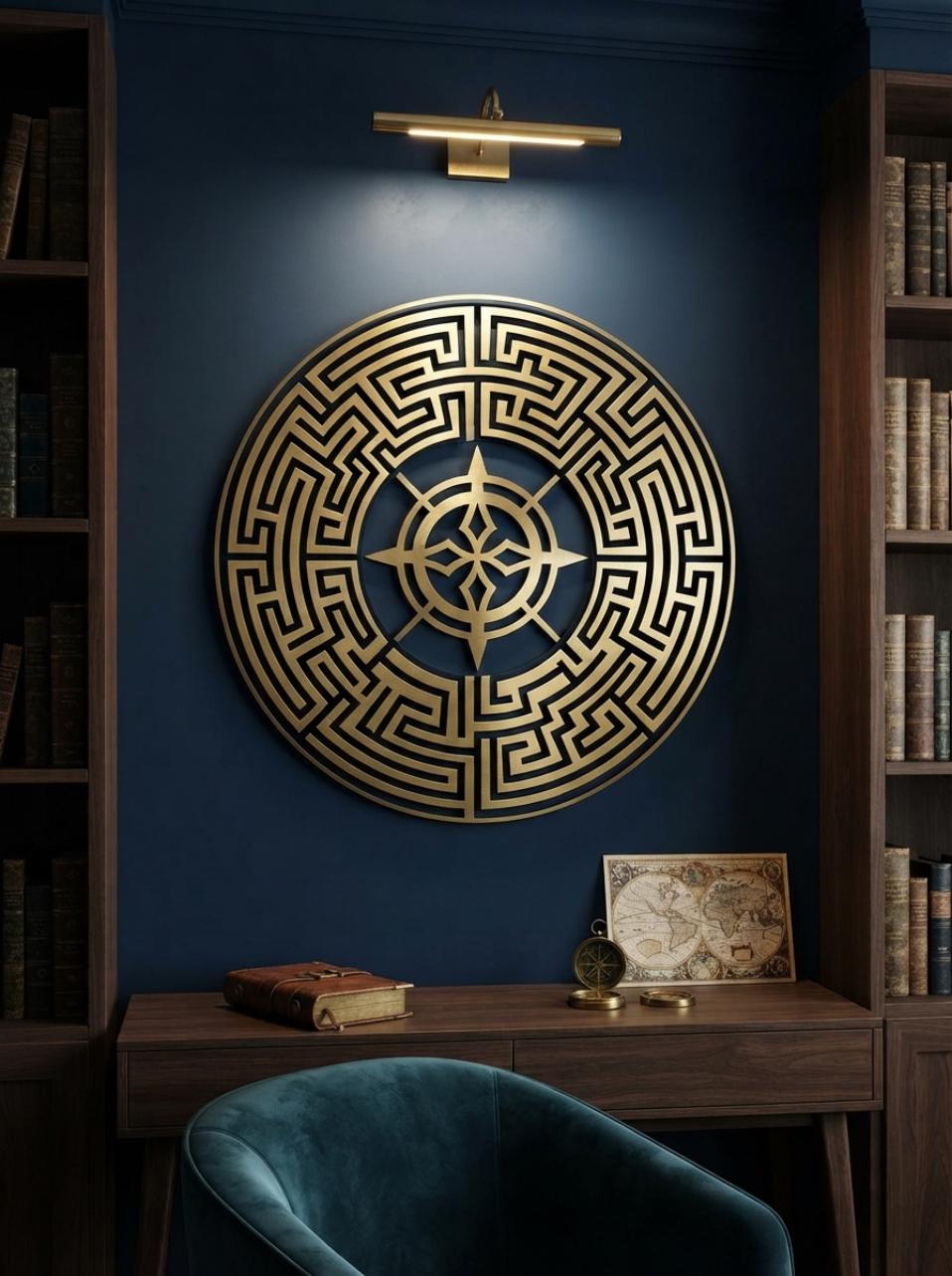 Aztec Sun Stone Wall Art