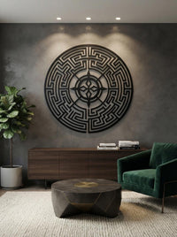 Aztec Sun Stone Wall Art