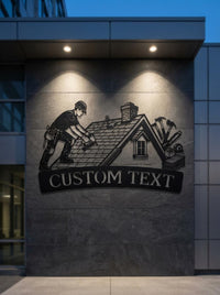 Custom Roofing Sign