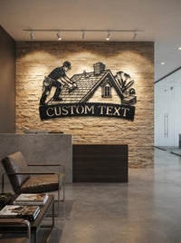 Custom Roofing Sign