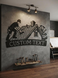 Custom Roofing Sign