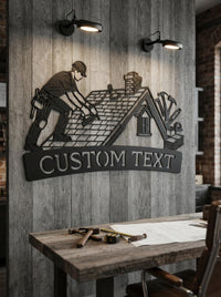 Custom Roofing Sign