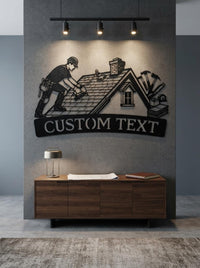 Custom Roofing Sign