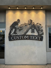 Custom Roofing Sign