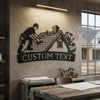 Custom Roofing Sign