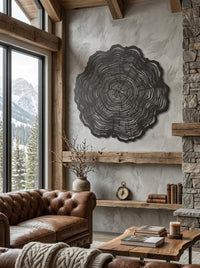 Tree Ring Metal Wall Art