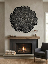 Tree Ring Metal Wall Art