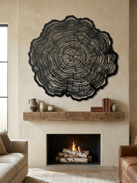 Tree Ring Metal Wall Art