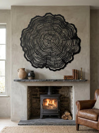 Tree Ring Metal Wall Art