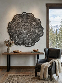 Tree Ring Metal Wall Art