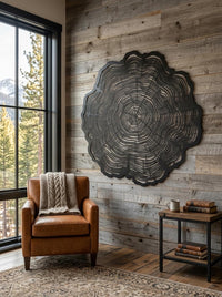 Tree Ring Metal Wall Art