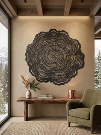 Tree Ring Metal Wall Art
