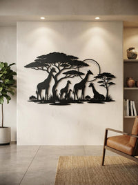 Safari Giraffe Wall Art