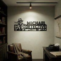 Personalized Detective Sign