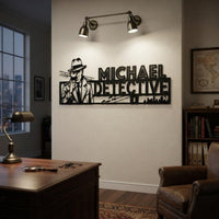 Personalized Detective Sign