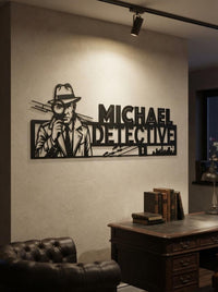 Personalized Detective Sign