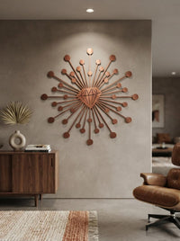 Diamond Sunburst Metal Wall Art
