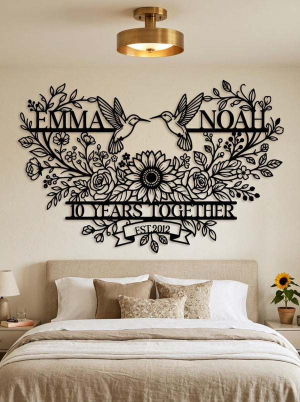 Personalized Anniversary Sign