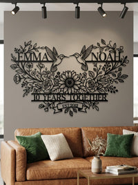 Personalized Anniversary Sign