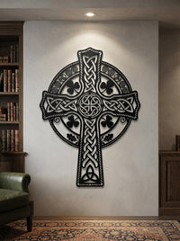 Celtic Cross Metal Wall Art