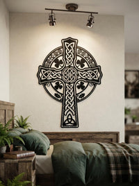 Celtic Cross Metal Wall Art