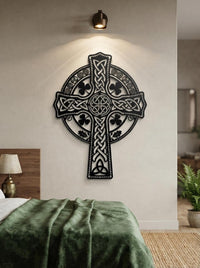 Celtic Cross Metal Wall Art