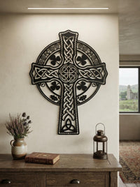 Celtic Cross Metal Wall Art