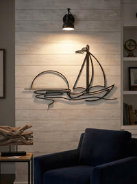Sailboat Metal Wall Art