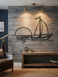 Sailboat Metal Wall Art