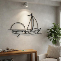 Sailboat Metal Wall Art