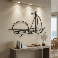 Sailboat Metal Wall Art