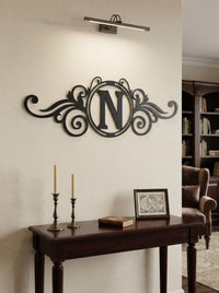 Personalized Monogram Metal Sign