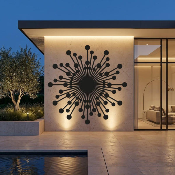 Atomic Sunburst Wall Art