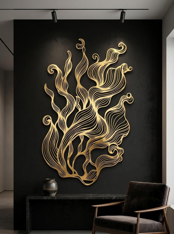Abstract Seaweed Wall Art