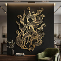 Abstract Seaweed Wall Art