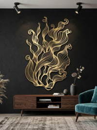 Abstract Seaweed Wall Art