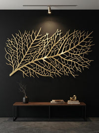 Skeleton Leaves Abstract Wall Art