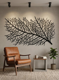 Skeleton Leaves Abstract Wall Art