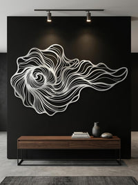 Abstract Conch Shell Wall Art