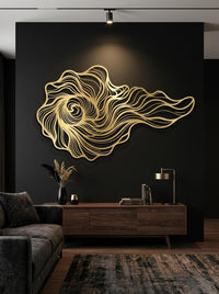 Abstract Conch Shell Wall Art