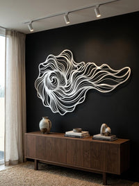 Abstract Conch Shell Wall Art