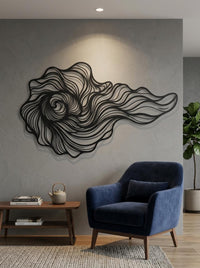 Abstract Conch Shell Wall Art