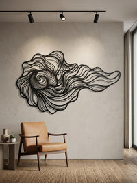 Abstract Conch Shell Wall Art